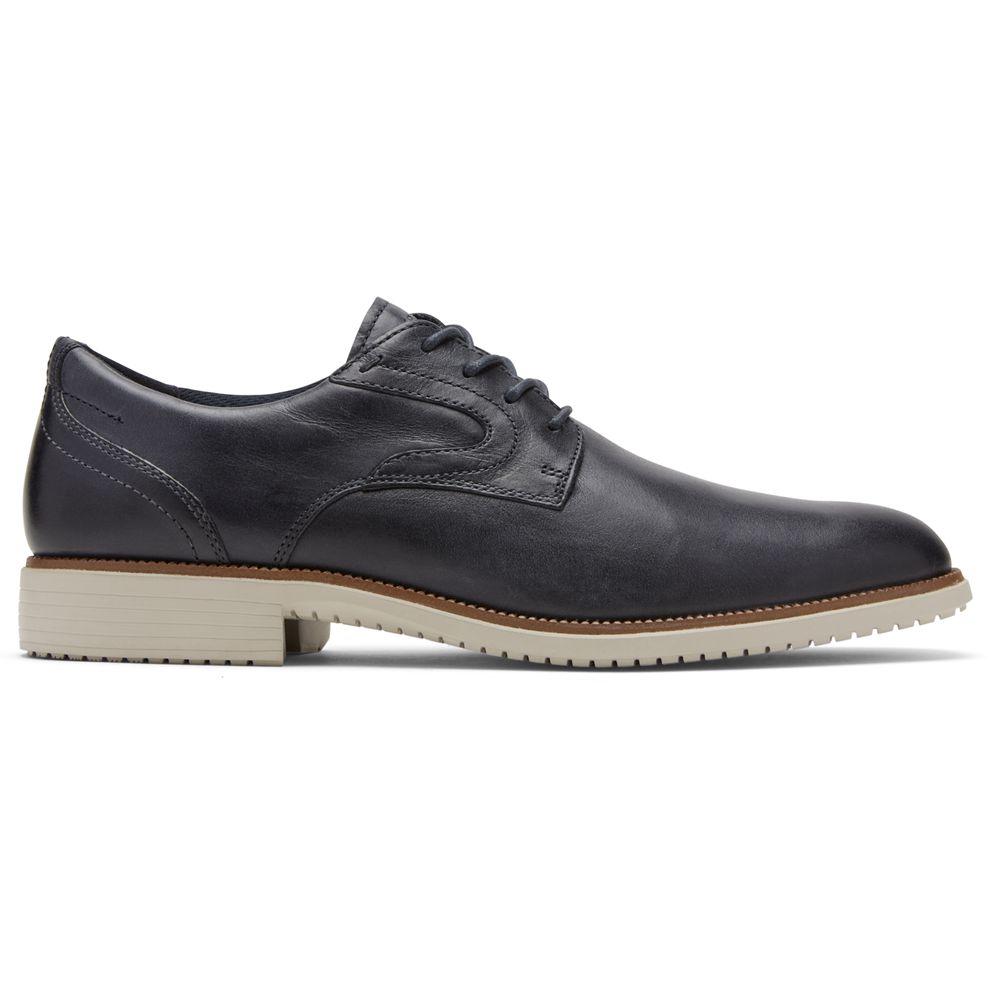 Pantofi Oxford Barbati Rockport Total Motion Dressport Plain Toe Albastri - Romania 6378-RYLIC